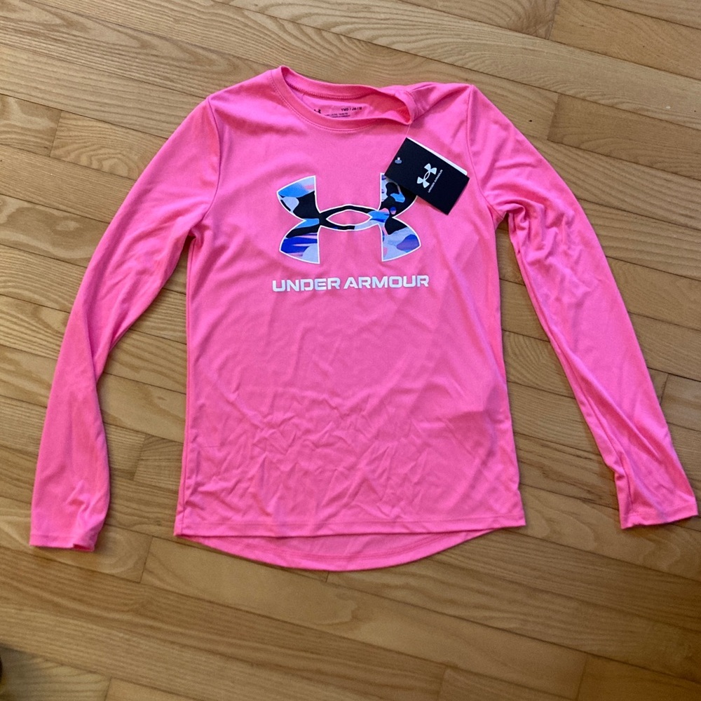 Under Armour Vibrant Pink Long Sleeve Top